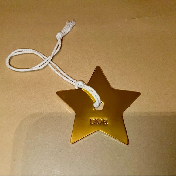 DIOR Gold Star Charm Ornament - Picture 3 of 6